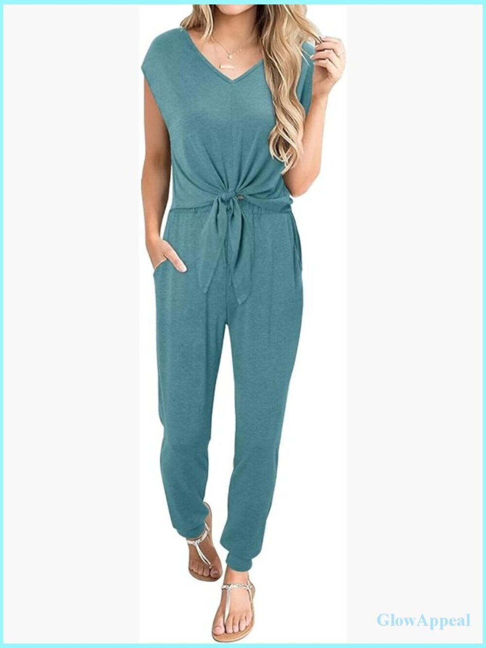 Casual 2 Piece Lounge Set Short Sleeve Top Jogger Pants Tracksuit